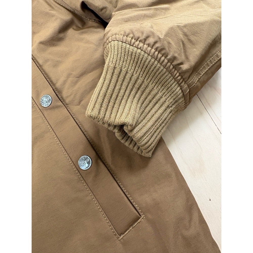 Lybro Nigel Cabourn Tank Jacket Mens 46 Military Nylon Insulated Bomber Tan - Picture 12 of 14